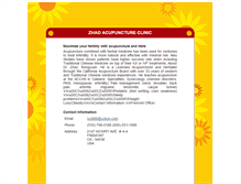 Tablet Screenshot of acupunctureca.org